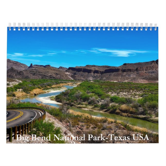 Calendário do Big Bend National Park-Texas USA (Capa)