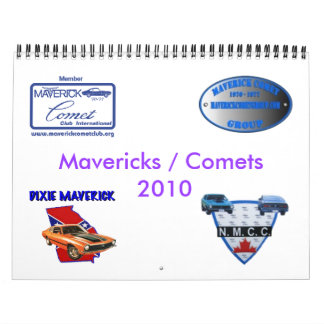 calendário do Blu's Mavericks and Comets 2010