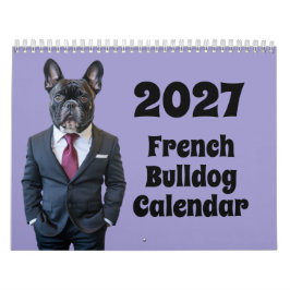 Calendário do Bulldog Francês 2027