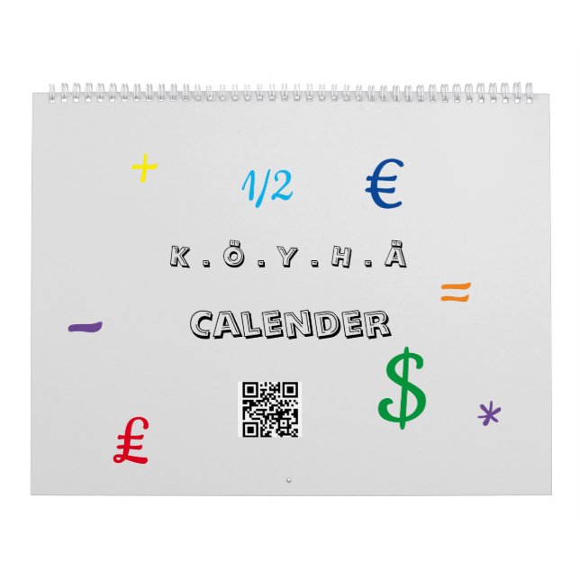 Calendário do Calender K.Ö.Y.H.Ä. (Capa)