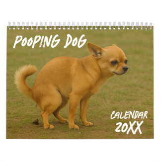Calendário do cão de Pooping 2026