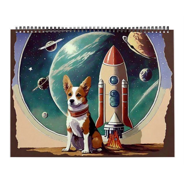 Calendário do Cão Espacial Soviético (Capa)