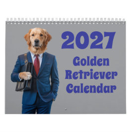 Calendário do Cão Golden Retriever 2027