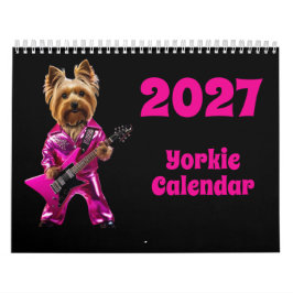 Calendário do Cão Yorkie 2027