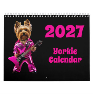 Calendário do Cão Yorkie 2027