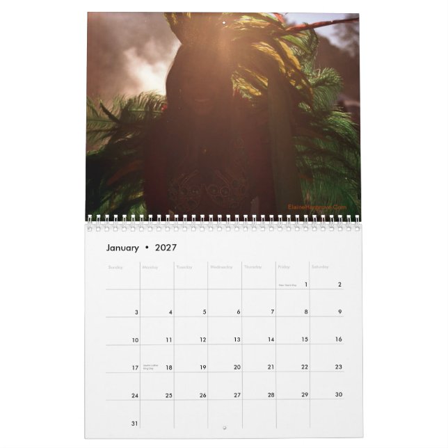 Calendário do carnaval de Trinidad/Rio Brasil (Jan 2027)