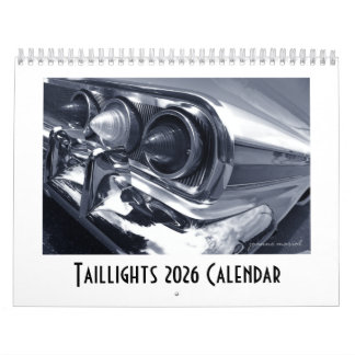Calendário do Carro Clássico Taillight 2026