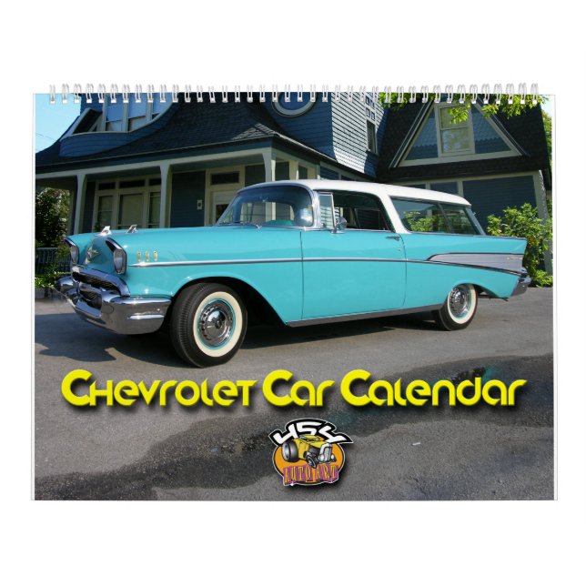 Calendário do carro de Chevrolet (Capa)