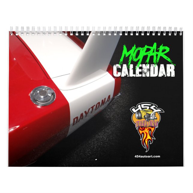 Calendário do carro de Mopar (Capa)