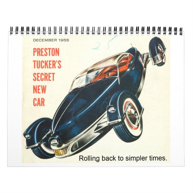 Calendário do Carro do Tucker (Capa)