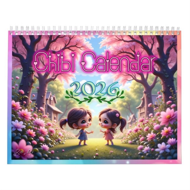 Calendário do Chibi 2026 (Capa)