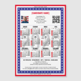 Calendário do Código QR das Eleições Políticas par
