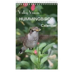 Calendário do colibri por visões do vale