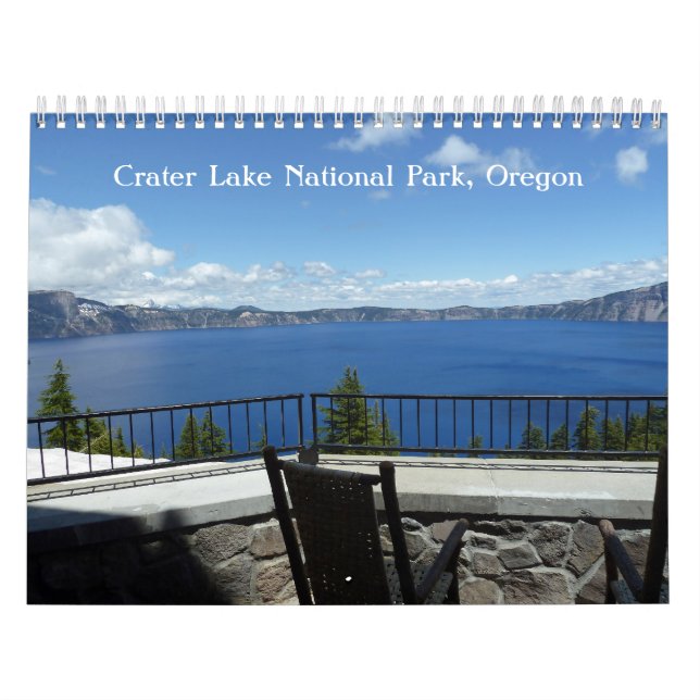 Calendário do Crater Lake Oregon (Capa)