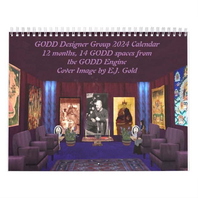 Calendário do Designer do Grupo GODD 2024 (Capa)