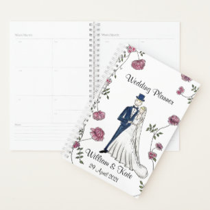 Calendário do Diário do Planejador de Casamento