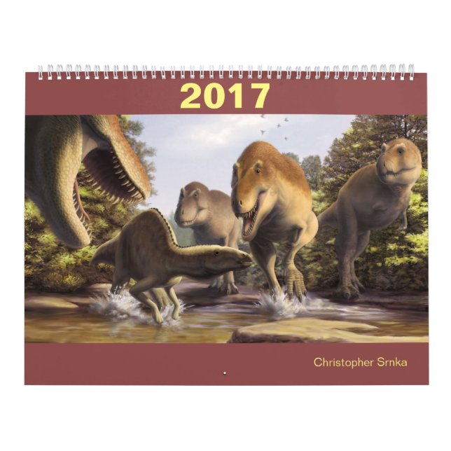 Calendário do dinossauro (Capa)