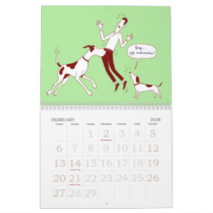 Calendário do Dogue Alemão de 15 Meses