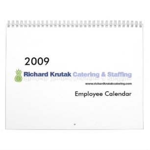 Calendário do empregado de 2009 RKC&S