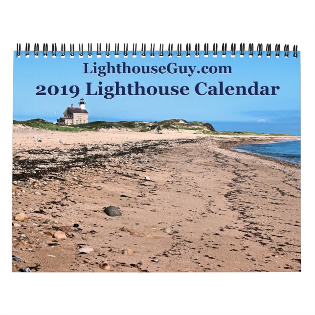 Calendário do farol 2019 LighthouseGuy.com (Capa)