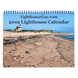 Calendário do farol 2019 LighthouseGuy.com