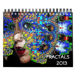 CALENDÁRIO DO FRACTAL COLEÇÃO 2017 DE ARTE