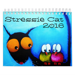 Calendário do gato 2016 de Stressie