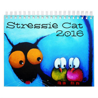 Calendário do gato 2016 de Stressie