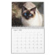 Calendário do gato Siamese (Ago 2025)