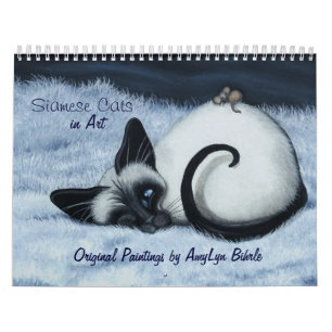 Calendário do gato Siamese por BihRle