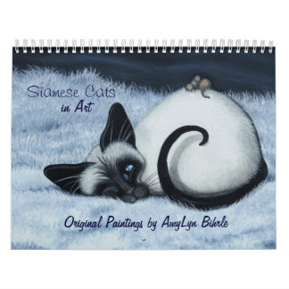 Calendário do gato Siamese por BihRle