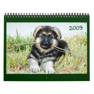 Calendário do german shepherd
