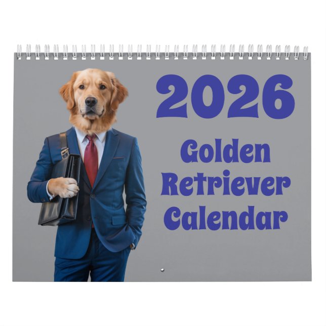 Calendário do Golden Retriever (Capa)