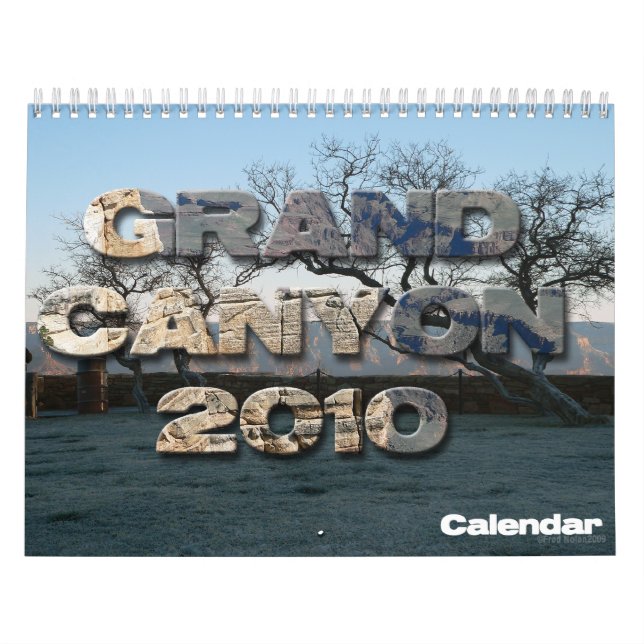 Calendário do Grand Canyon 2010 (Capa)