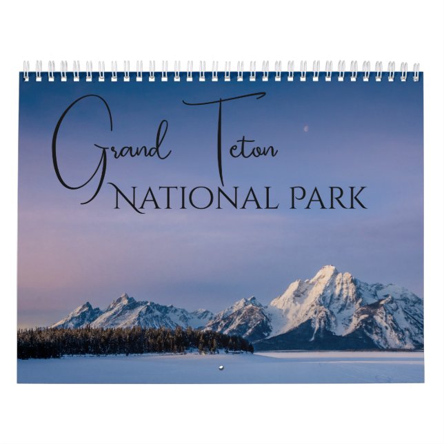Calendário do Grand Teton National Park Landscapes (Capa)