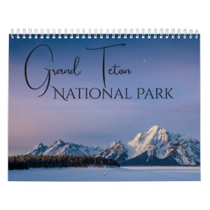 Calendário do Grand Teton National Park Landscapes