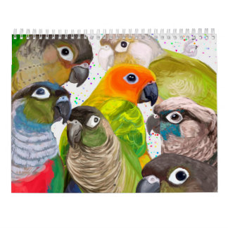 Calendário do Green Cheek Conure 2021