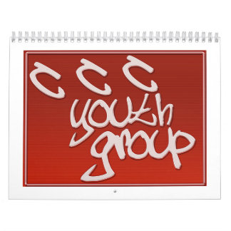 Calendário do grupo juvenil do CCC