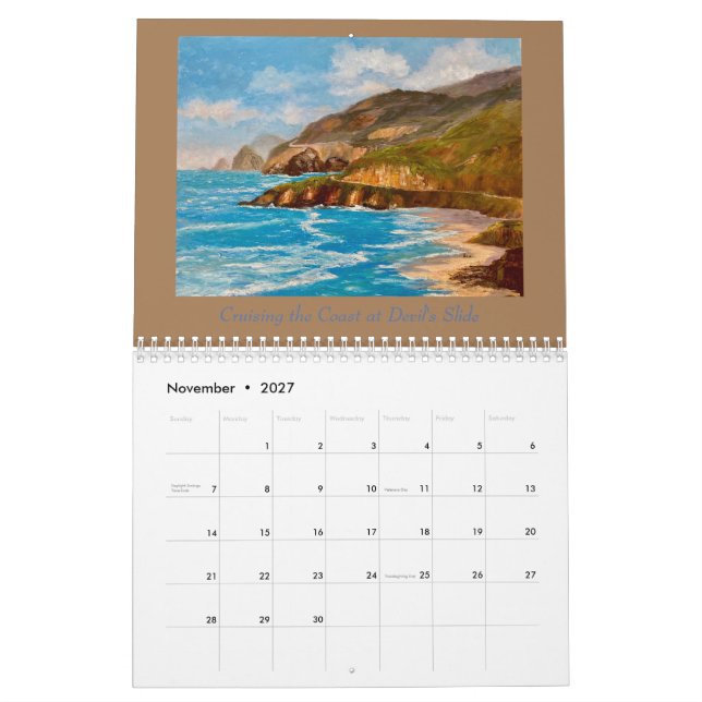 Calendário do Half Moon Bay 2022 (Nov 2027)