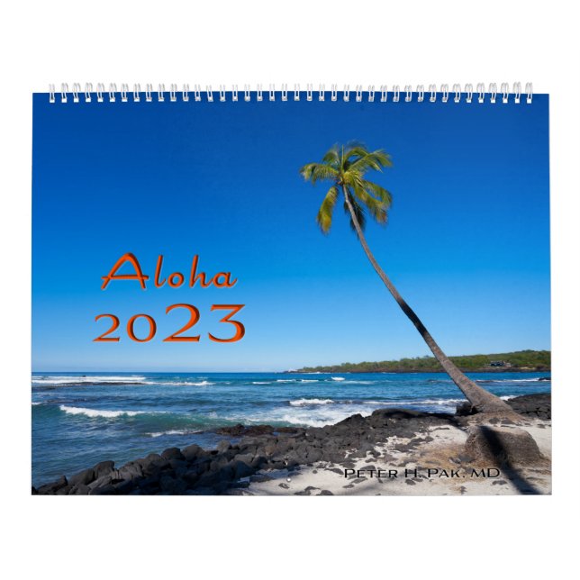Calendário do Havaí 2023 (Capa)