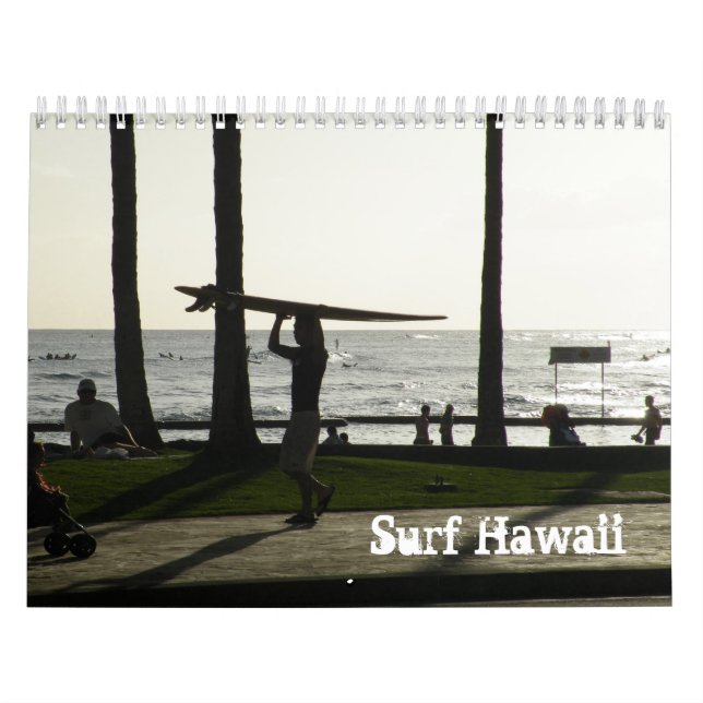 Calendário do Havaí surf (Capa)