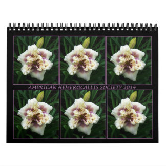Calendário do hemerocallis de 2014 AHS