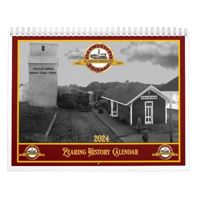 Calendário do Histórico de Zearing 2024 (Capa)