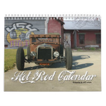 Calendário do hot rod