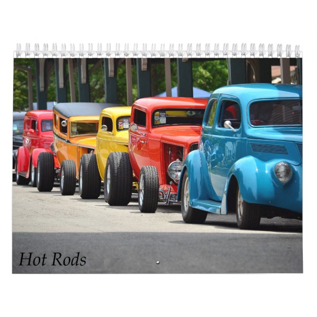 Calendário do Hot Rods (Capa)