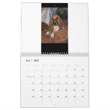 Calendário do Hound de Basset