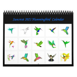 Calendário do Hummingbird 2021