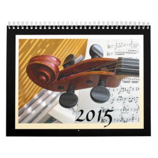Calendário do instrumento 2015 musical
