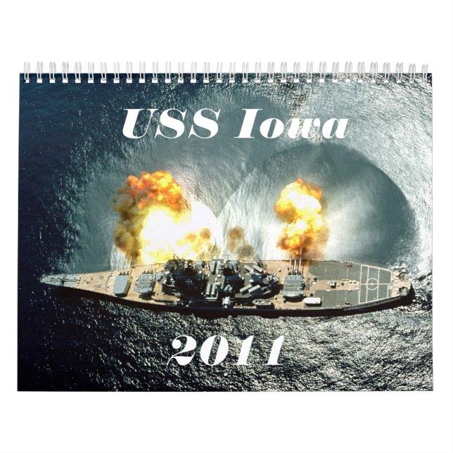 Calendário do Iowa do USS (Capa)
