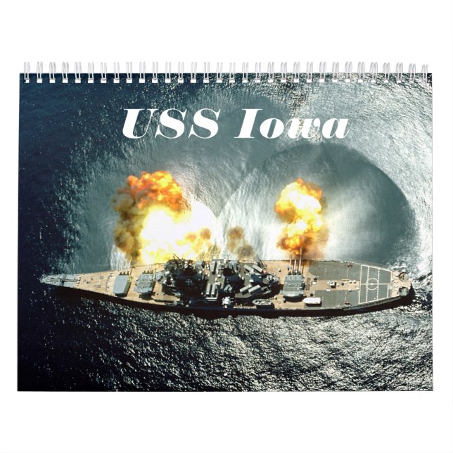Calendário do Iowa do USS (Capa)